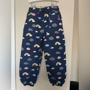 Jan & Jul Kids' Waterproof Cozy-Dry Rain/Snow Pants, Lined with Fleece 5T